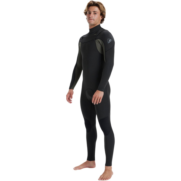 2025 Quiksilver Mens Everyday Sessions 3/2mm Chest Zip Wetsuit EQYW103202 - Thyme